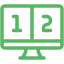 Collection number screen icon