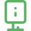Self-service kiosk screen icon