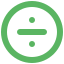 Even bill splitting icon