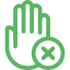Stop no-shows icon
